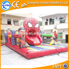 Spiderman inflable jump pad jumping mat jumper inflable
